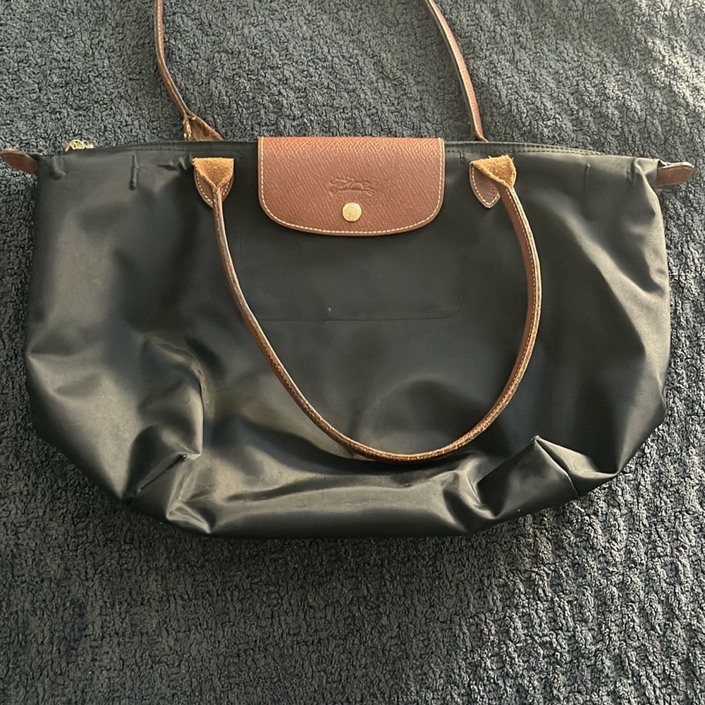 Black Longchamp shoulder bag